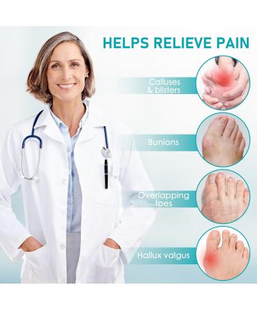 Hallux Valgus Socks Hallux Valgus Corrector Hallux Valgus Toe Separator Corrector Splint with Gel Pad Elastic and Soft Ba - Buy Online on GoSupps.com