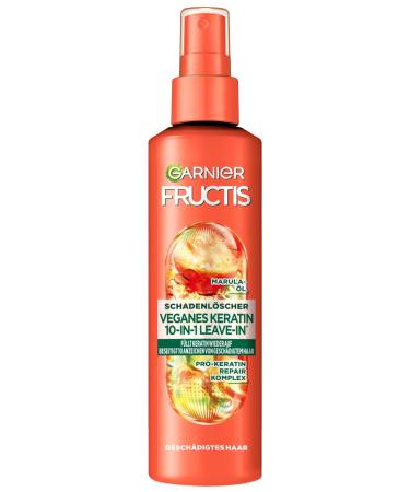 Garnier Garnier 10-in-1 Leave-In Repair for Damaged Hair for Better Manageability and Less Hair Damage with Amla Oil and Pro-Keratin Fructis Deep Fire Extinguisher