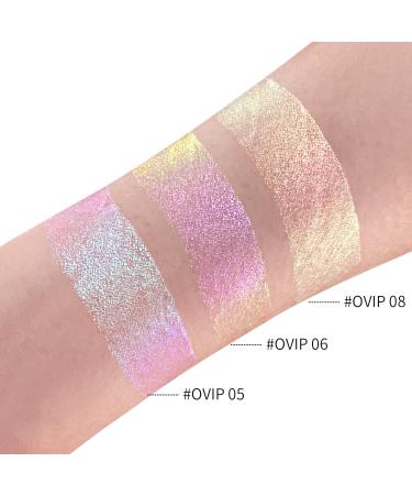 CHARMACY Chameleon Glitter Eyeshadow Liquid - Long-Lasting High Pigment Duochrome Eye Shadow - 1.6g (08) - Buy Online on GoSupps.com