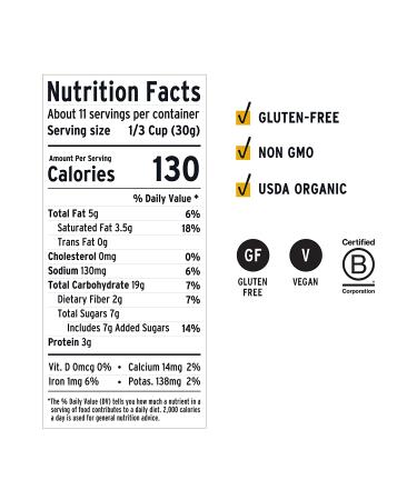 Purely Elizabeth Organic Original Ancient Grain Granola 12oz (Pack of 3) | Gluten-Free & Non-GMO - Buy Online on GoSupps.com