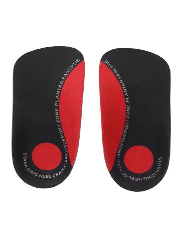1 Pair Arch Support Insoles Sweat Wicking Relieve Pressure Non Slip Support Insoles for Plantar Fasciitis (M (39 42))