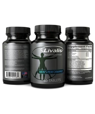 Nutriment Livalis XXL- Male Enhancement Pills- Enlargement Supplement for Men- Fast Acting and Side Effect Free- Increase Male Size 3+ in 90 Days- 60 Tablets, 60 Count (Pack of 1)