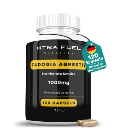 Fadogia Agrestis - 1000mg daily dose - 120 capsules (high -dose) - Natural Fadogia Agrestis Extract (10: 1 formula) - Popular for athletes and active people - vegan and laboratory test - Buy Online on GoSupps.com