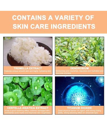 Buy CC Cream Mushroom Head Air Cushion - Moisturizing BB Cream Concealer for Even Skin Tone | Brightening Foundation - Buy Online on GoSupps.com