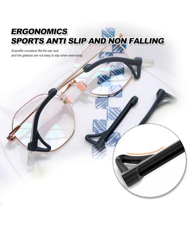 9 Pairs Silicone Anti-Slip Glasses Ear Grips | Eyeglasses Arm Covers Hooks for Spectacle Sunglasses - Buy Online on GoSupps.com