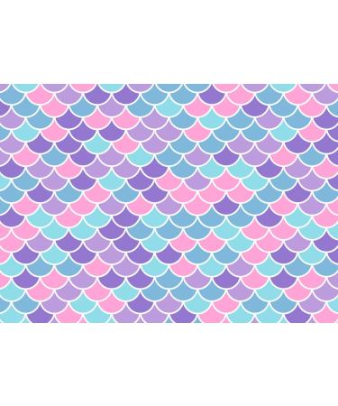 Mermaid Scale Print A4 Cake Wrap/Cake Ribbon Cake Topper wafer/icing (wafer paper) Rice Paper