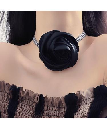 OralGos Bohemian Rose Necklace - Stylish Choker Clavicle Chain for Women | Trendy Jewelry Gift - Buy Online on GoSupps.com