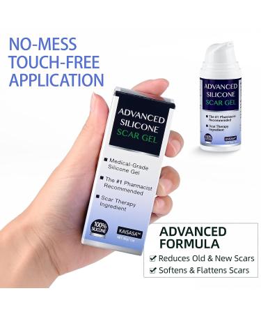 Advanced Silicone Scar Cream for Surgical Scars & Stretch Marks - 1oz - Buy Online on GoSupps.com