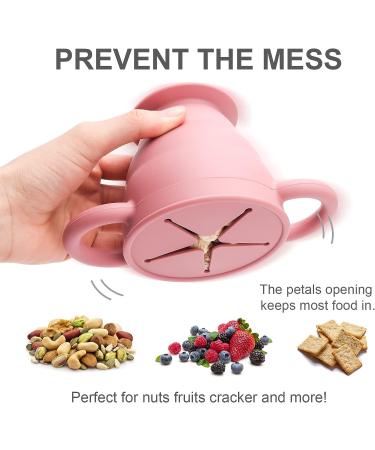 Dilovely Toddler Snack Cups - Collapsible Silicone Container | No Spill, BPA-Free, Dishwasher Safe - 9oz - Buy Online on GoSupps.com