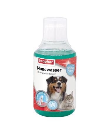 Beaphar - mouthwash for dogs and cats - drinking water additive - protects against plaque and tartar - fresh breath - with menthol - no brush required - 250ml - Buy Online on GoSupps.com