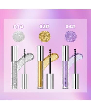 Glitter Party Mascara Long Lasting Waterproof Thickening Makeup Show Your Beauty and Charm for Women Mascara for Women - Buy Online on GoSupps.com