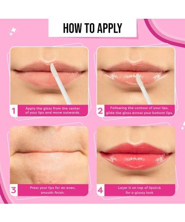 S-UGA R P OP High Shine Lip Gloss - 02 Cotton Candy | 3.5ml Hydrating Pigmented Formula with Hyaluronic Acid & Vitamin E for Flawless Shine - Buy Online on GoSupps.com