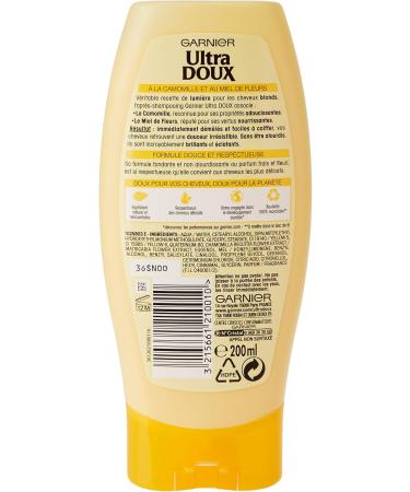 Garnier Ultra Doux With Chamomile and Flower Honey - Melting Cream Conditioner for Blonde Hair - Buy Online on GoSupps.com