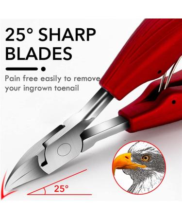 Nail Clipper for Thick Nails 1Pcs Nail Cuticle Scissors Black Red Toes Dead Skin Pliers Trimming Tonail Clipper Nipper Manicure Pedicure Tools (Color : Black) - Buy Online on GoSupps.com