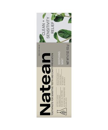 Natean Clean Sensitivity Relief Toothpaste - 4.7 Oz Tube, Citrus Orange Spearmint - Buy Online on GoSupps.com
