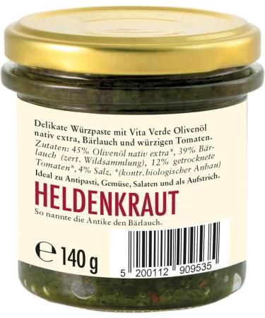 Vita Verde Tomato wild garlic pesto 140 g organic - Buy Online on GoSupps.com