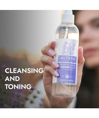 Alteya Organics Lavender Water - USDA Organic Facial Toner (8.5 Fl Oz) | Pure Bulgarian Lavender Spray Award-Winning Moisturizer BPA-Free - Buy Online on GoSupps.com