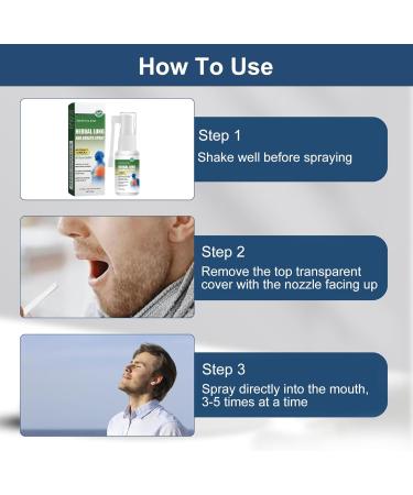 Spray Nettoyant pour Poumons 3PCS Herbal Spray Cleansing Lung 30ML Sprays Pulmonaire Nettoyant Poumons Nettoyage Brume Nettoyante pour Poumon Base De Plantes Facilite la Respiration - Buy Online on GoSupps.com