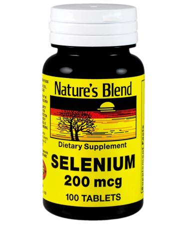 Nature's Blend Selenium 200 mcg 100 Tablets