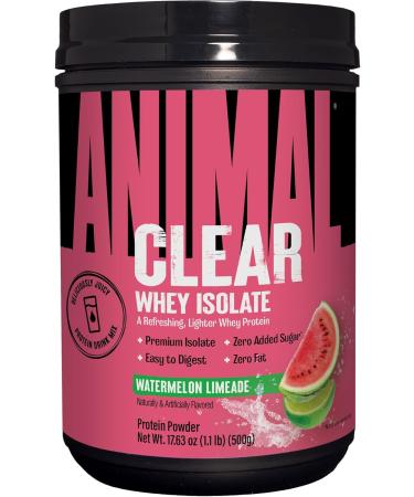 Clear Whey Isolate Protein Powder - Easy to Digest and Mix 5g BCAA Deliciously Juicy Refreshing Anytime Drink for Men and Women Watermelon Limeade 500g (20 Servings) Watermelon Limeade 1.1 Pound (Pack of 1) - Buy Online on GoSupps.com