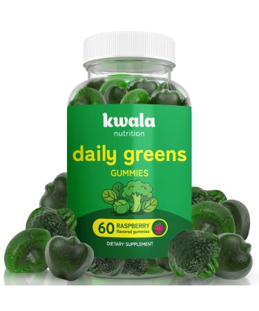 Super Greens Gummies to Boost Energy - Daily Greens and Superfoods with Spinach, Moringa, Fruits and Veggies Vitamins, Chlorella, Spirulina, Beets - Green Vegetable Supplements for Adults - Vegan - Buy Online on GoSupps.com
