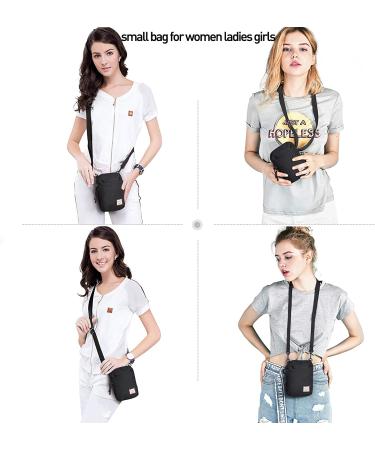 Mini Crossbody Shoulder Bag | Unisex Mini Messenger Satchel in Black - Buy Online on GoSupps.com