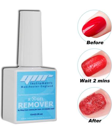 YNR Gel Nail Polish Remover Fast Gel Polish Remover Remove Gel Nail Polish Within 3-5 Minutes Quickily Removes Gel Nail Polishes - No Need for Foil Soaking or Wrapping 15ml 0.5 Fl Oz - Buy Online on GoSupps.com