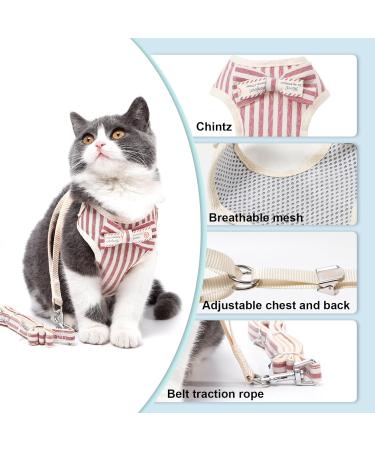 SUMECH Kitten Harness and Leash -Secure and Stylish Cat Harness and Leash Set - Adjustable Lightweight and Breathable Vest with Reflective Strip - Escape-Proof Design (Large Red)" - Buy Online on GoSupps.com