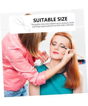POPETPOP Golden Ratio Ruler 1 Pc Girl Eyebrow Measuring Tool Brow Ruler Measuring Ruler Gold Miss Balance Ruler Stainless Steel - Buy Online on GoSupps.com