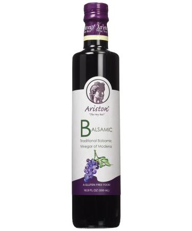 Ariston Traditional Modena Balsamic Premium Vinegar Aged 500ml Product of Italy Sweet Taste 16.9 Fl Oz (Pack of 1)