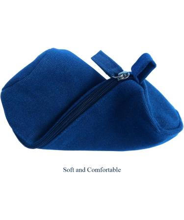 Enyuwlcm Heavy Canvas Stationery Portable Simple Pencil Bag and Practical Durable Compact Zipper Pencil Case 1 Pack Blue - Buy Online on GoSupps.com