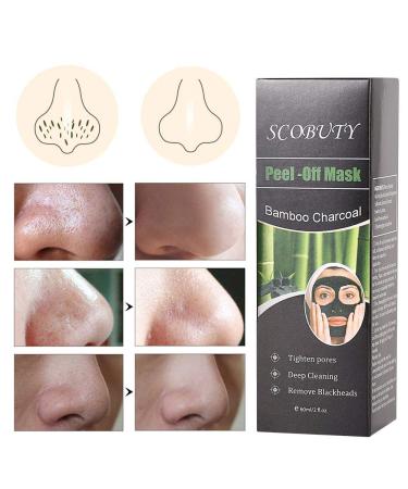 Blackhead Remover Mask | Charcoal Peel Off Mask for Deep Pore Cleansing | Oil Control & Blackhead Treatment - Buy Online on GoSupps.com