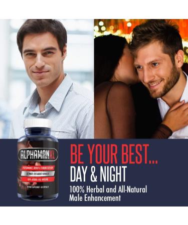 AlphaMAN XL Male Pills | - Enlargement Booster Increases Energy  Mood & Endurance | Best Performance Supplement for Men - 1 Month Supply  60 Capsules - Buy Online on GoSupps.com