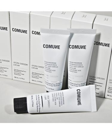 COMUNE Hydra Shroom Cream - Deeply Hydrating Face Moisturizer with Adaptogenic Mushrooms Hyaluronic Acid & Peptides | All Skin Types | 50 mL - Buy Online on GoSupps.com