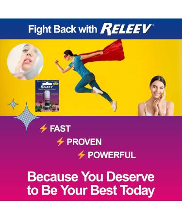 Releev 1 Day Cold Sore Symptom Relief Soothing Non-Irritating Patented Viracea Formula 1 ml (Pack of 3) - Buy Online on GoSupps.com