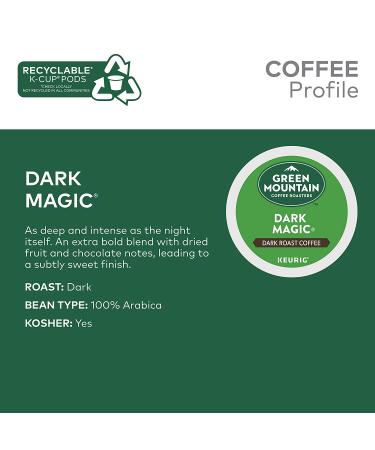 Green Mountain Coffee Roasters Dark Magic K-Cup Pods - Dark Roast Coffee (72 Count) - Buy Online on GoSupps.com