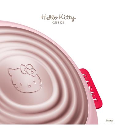 Geske x Hello Kitty Sonic Thermo Facial Brush | 5-in-1 Skin Cleaning Device | Heated Facial Cleaning & Massage Brush | Pink Electric Face Cleaner - Buy Online on GoSupps.com