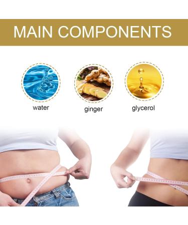 Buy Abdominal Drainage Ginger Oil - 70ml Slimming Oil for Tight Skin & Improved Blood Circulation | Natural Weight Loss Solution - Buy Online on GoSupps.com