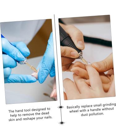 DOITOOL Nail Polisher Nail Art Self Hair Cutting Band Nail Drill Tool Drill Bit for Metal Nail Polishing Shape Tools Electric Nail File Pedicure Tools Power Tools Set Plastic Artificial 4x0.5cm Golden - Buy Online on GoSupps.com