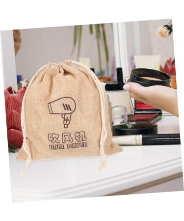 WOONEKY 2pcs Hair Dryer Fabric Bag Suitcase Organizer Shoe Travel Bag Drawstring Storage Bags Cloth - Buy Online on GoSupps.com
