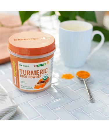 BareOrganics Turmeric Root Powder 8 Oz - Superfood Dietary Supplement - Buy Online on GoSupps.com
