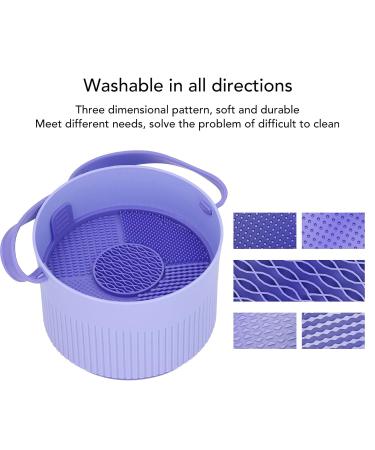 All-in-One Makeup Brush Cleaning Bowl & Tool Organizer - Best Cosmetic Brush Cleaner & Drying Rack for Brushes Sponges & Powder Puffs - Buy Online on GoSupps.com