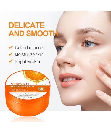  Nurvidis VC Aloe Vera Gel moisturizing face gel after-sun aloe vera moisturizing gel nourishing moisturizing gel after-sun gel for face body sun (300 g) - Buy Online on GoSupps.com