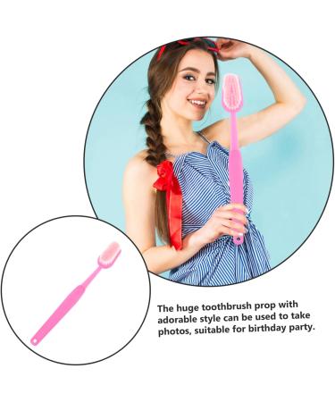 Buy Big Mouth Giant Toothbrush Prop | Hangable Halloween Cleaning Toy | Party Decorative Accessory - 39.5x5.1x3.8CM - Buy Online on GoSupps.com