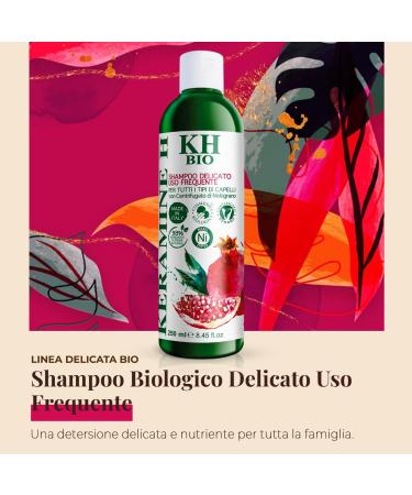  Keramine H Keramine H Delicate Organic Shampoo - 250 ml - Buy Online on GoSupps.com