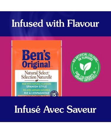 BEN'S ORIGINAL NATURAL SELECT Spanish Style Rice Side Dish 397g pouch Spanish Style 397 g (Pack of 1) - Buy Online on GoSupps.com