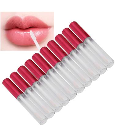 10 Pack of 5ml Refillable Lip Gloss Tubes - Leak-Proof Portable Makeup Containers for Travel & DIY Cosmetics - Buy Online on GoSupps.com