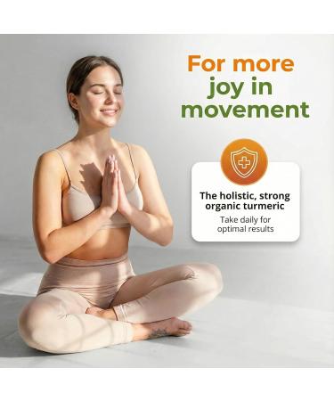 AlturaWise 4 in 1 Organic Turmeric Capsules High Strength and Black Pepper with Active Curcumin with Ginger 1500mg - Advanced Tumeric - Each 90 Veg Capsule is Organic (3 Capsules per Serving) - Buy Online on GoSupps.com