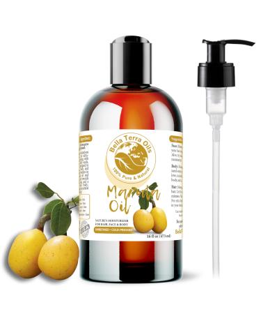 Bella Terra Oils - Marula Facial Oils 16oz - Dive Deep into the Luxury of Nature Rich in Flavonoids & Minerals Daily Dose of Radiance 16 Fl Oz (Pack of 1)