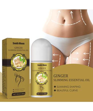 Buy 2-Piece Roll-On Essential Oils (50ml) for Weight Loss Belly Drainage & Massage | Natural Ginger Oil for Skin & Relaxation - International Shipping Available - Buy Online on GoSupps.com